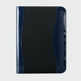 35-865ZA zipper portfolio blue